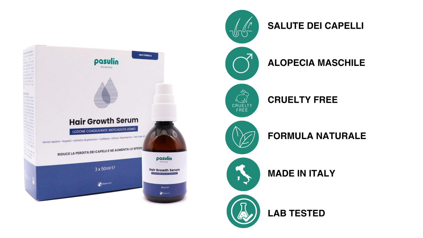 HAIR GROWTH SERUM - Lozione tricologica Anticaduta